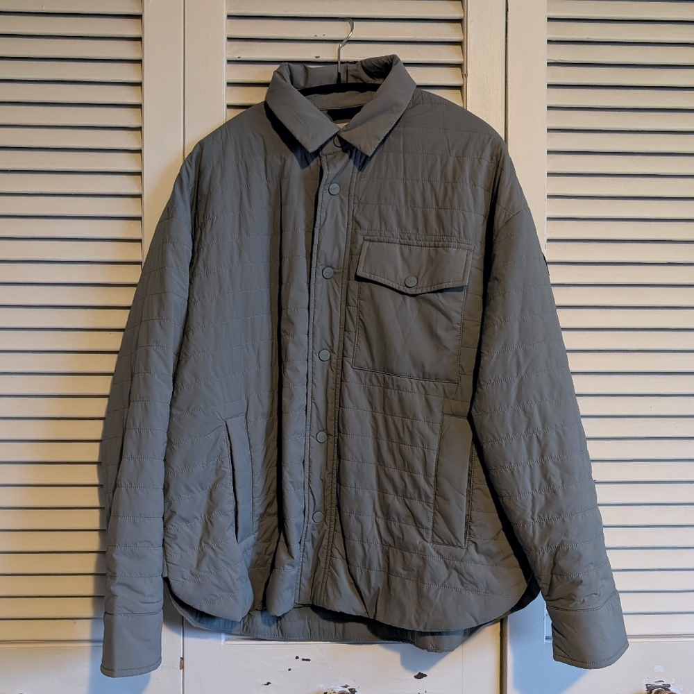 Vuori Canyon Insulated Shirt Jacket in Pistachio XS/S